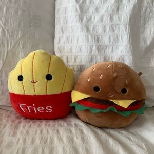 Squishmallows Floyd the Fries & Carl the Burger 5” bundle